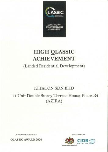 HIGH QLASSIC AWARD AZIRA 2020