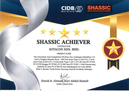SHASSIC AWARD BTP115 2020