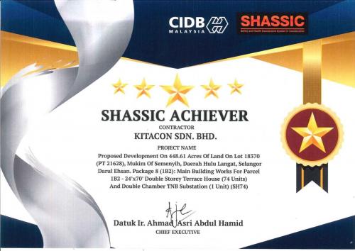 SHASSIC AWARD SH74 2020